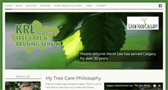 Desktop Screenshot of krltreeservice.com